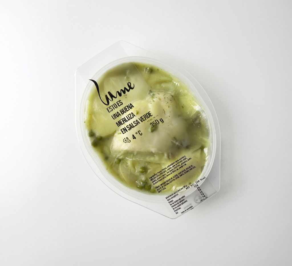 CONGELADO Merluza en salsa verde con patatas B/350 g