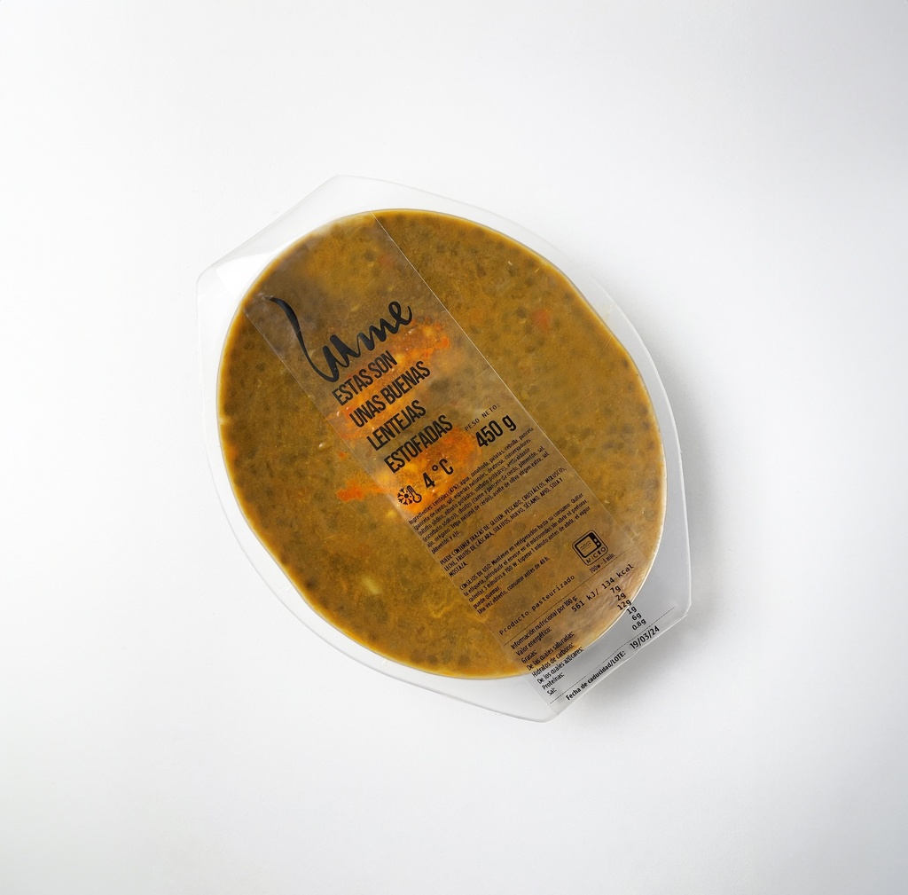 CONGELADO Lentejas estofadas B/ 450 g