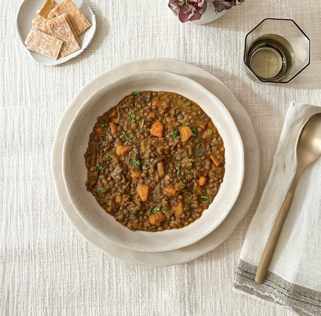 Lentejas con setas y calabaza foodtropia B/350 g